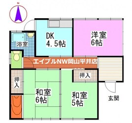 吉田様借家の物件間取画像